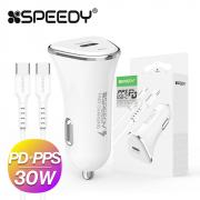 [Free Shipping] [스피디] 차량용 PD 30W PPS 초고속 분리형 충전기
(CtoC 1.2M  Including the Cable)